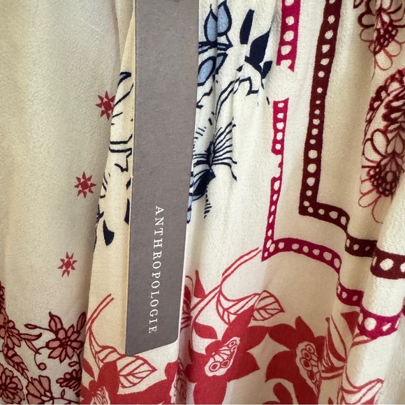 NWT Anthropologie Daniel Rainn Westerly Patchwork Midi Dress Size XSP - Picture 9 of 14